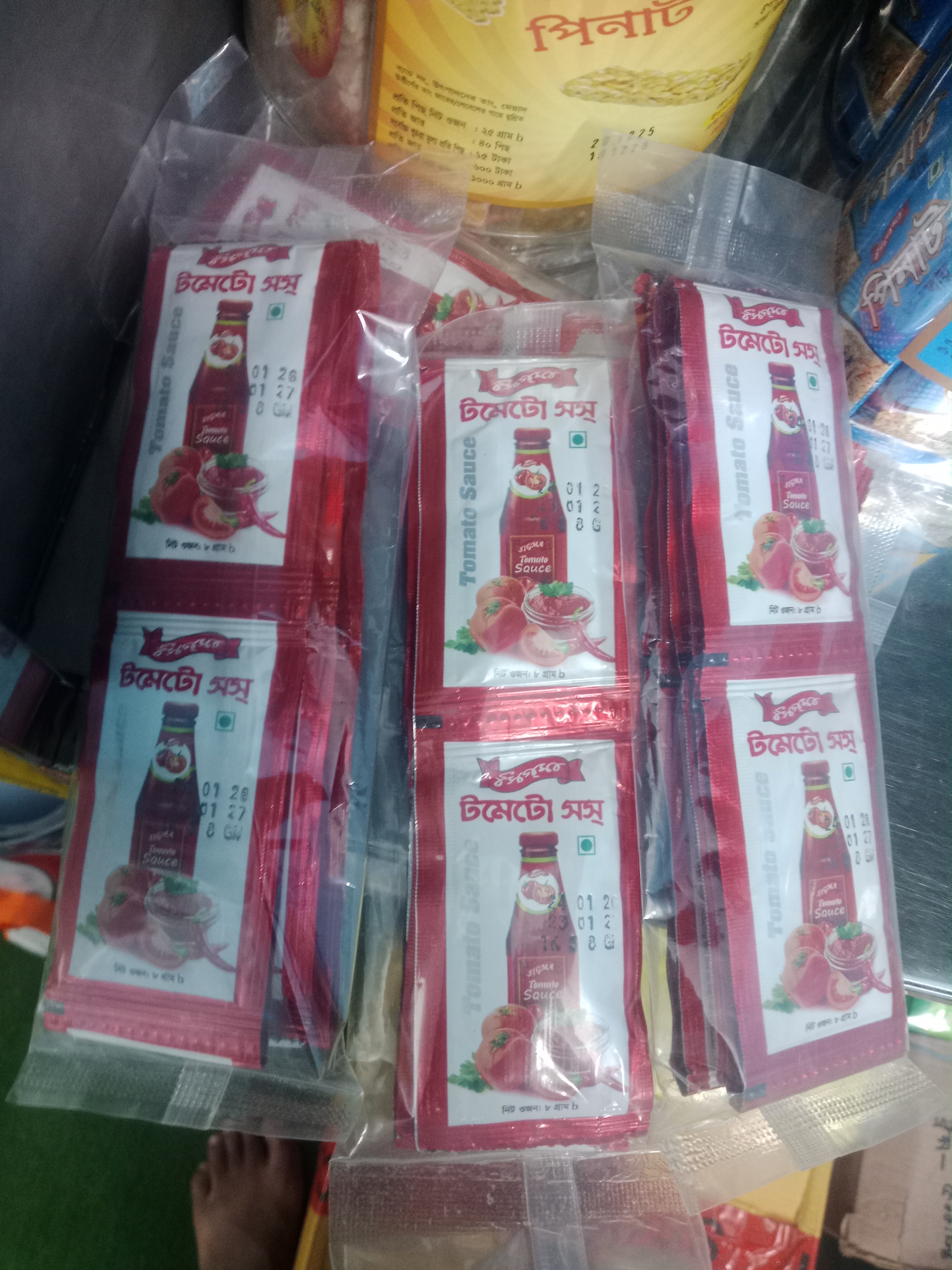 Hot tomato souch 10pcs pck